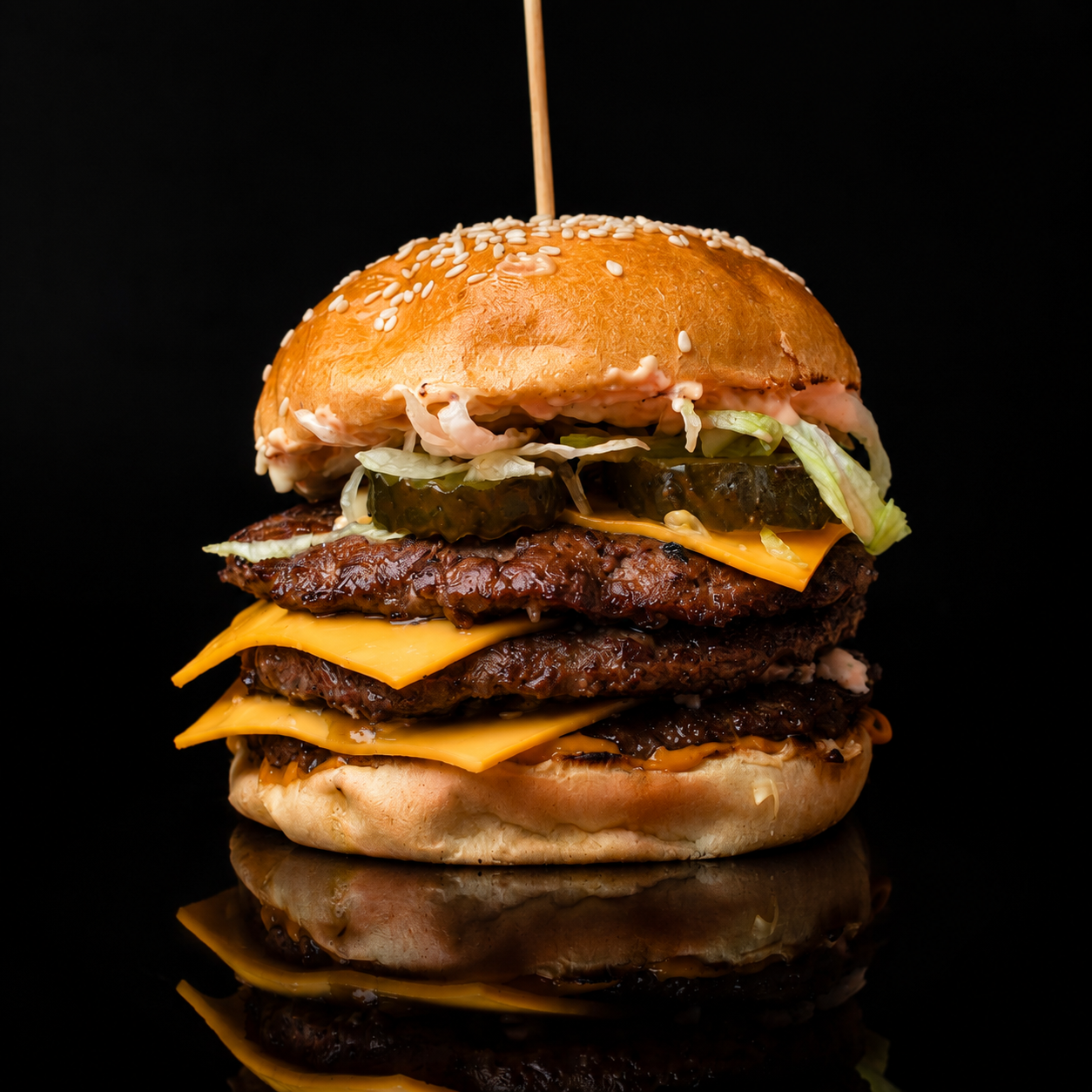 CHEESE SUPREME BEEF BURGER