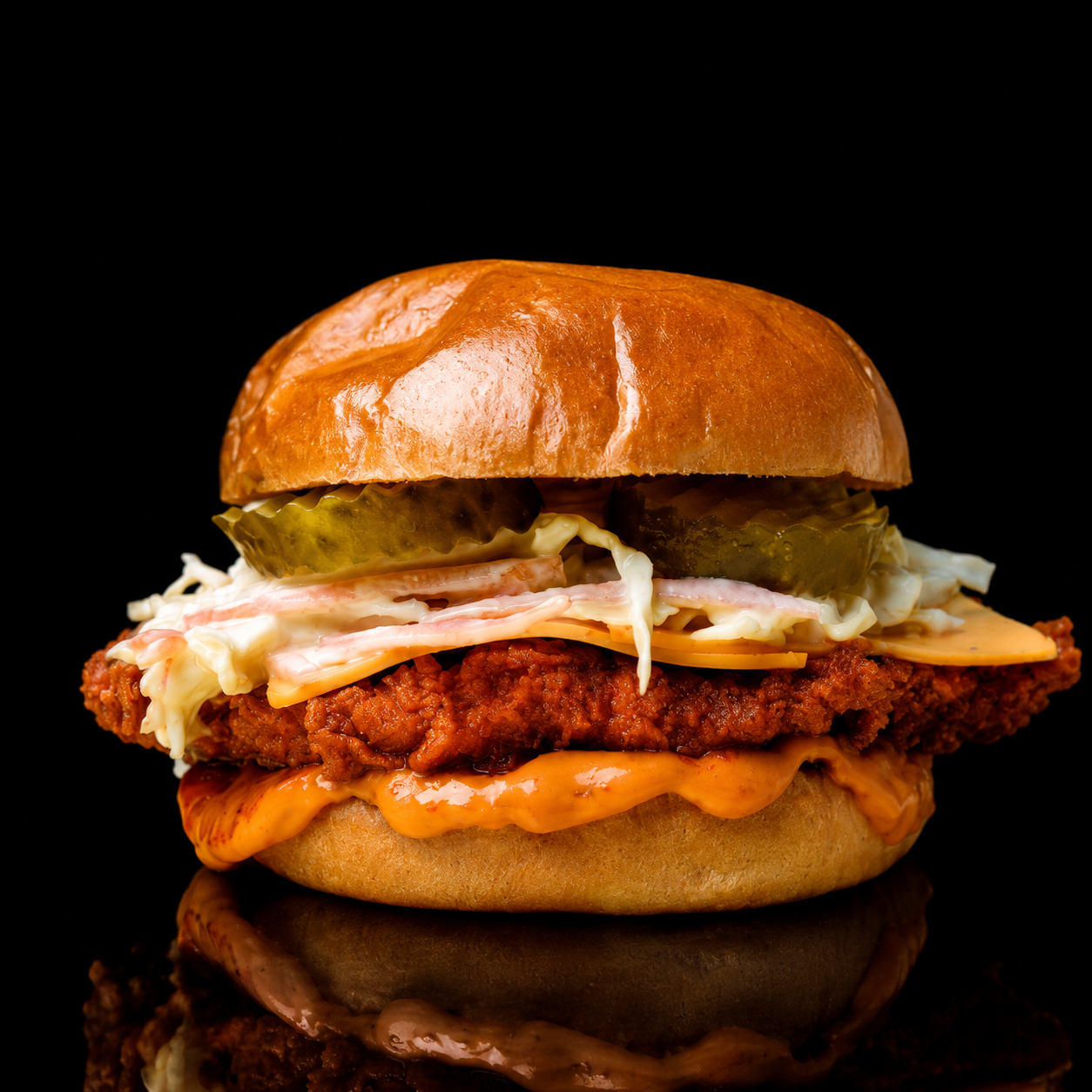 NASHVILLE FIRE CHICKEN BURGER