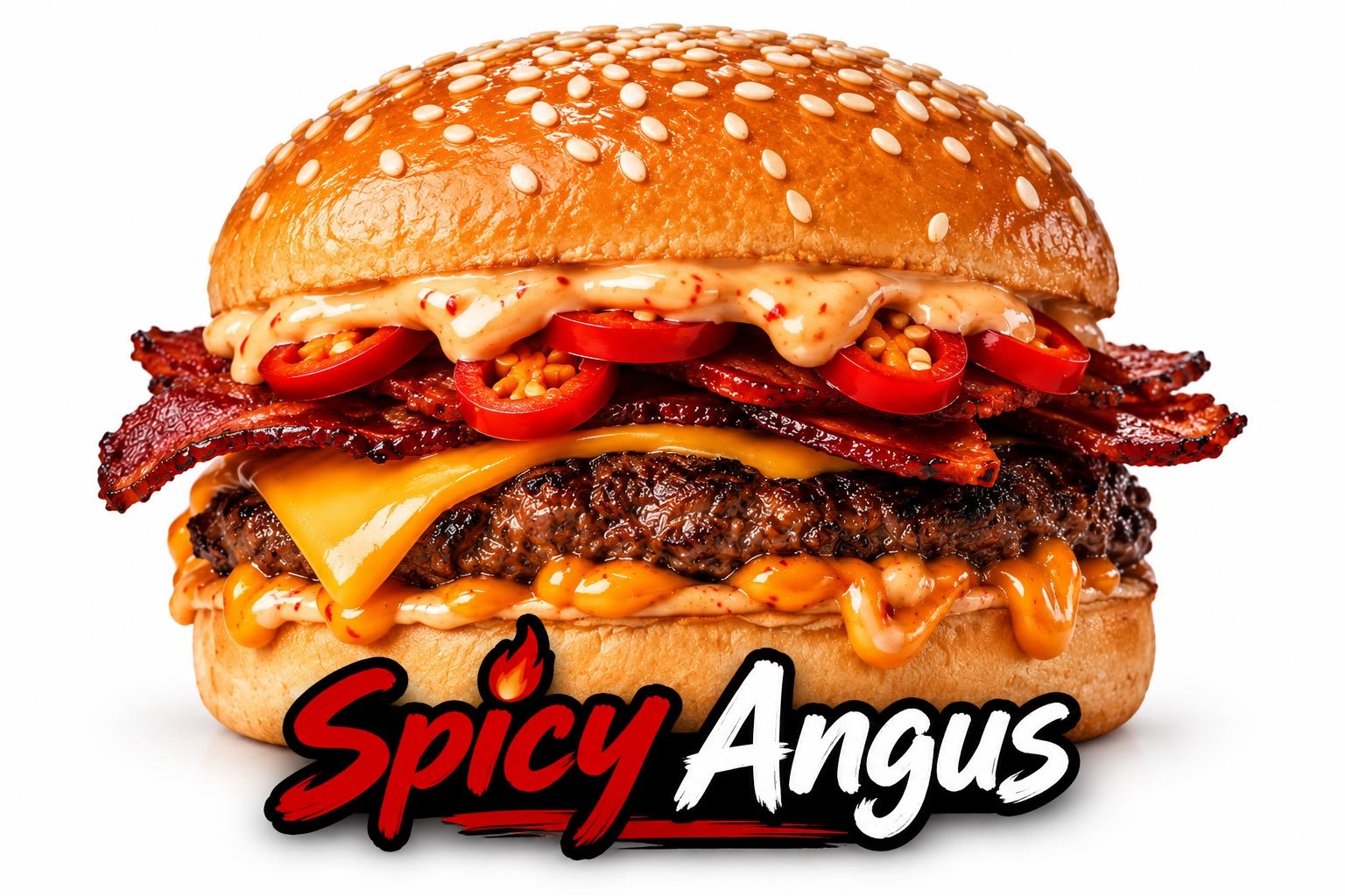 SPICY ANGUS BEEF BURGER
