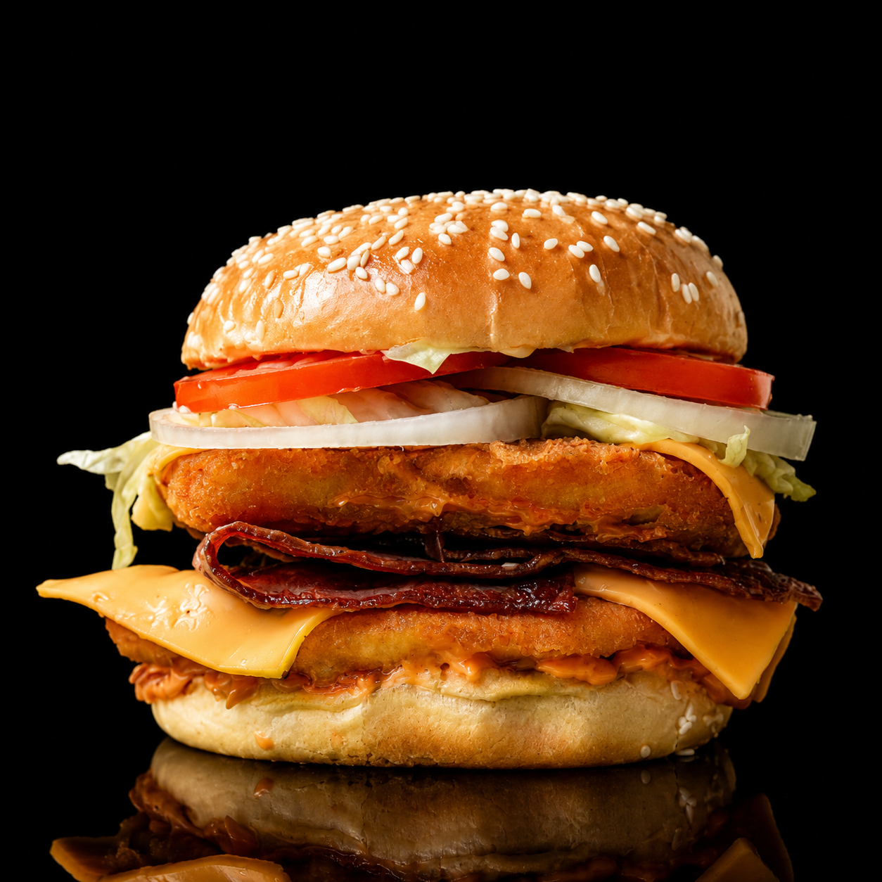 CLUBHOUSE CHICKEN BURGER